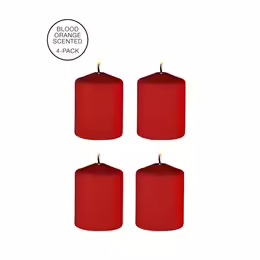 Tease Candles комплект свещи за восъчна игра, червени, 4 бр., ниска температура