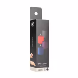 Tease Candles комплект свещи за восъчна игра, многоцветни, 4 бр.