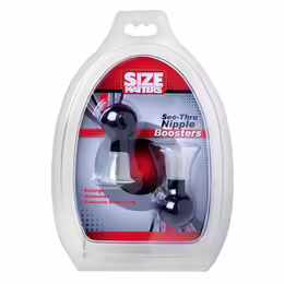 Size Matters прозрачни помпички за зърна, 6,4 см