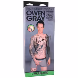 Owen Gray анатомично дилдо ULTRASKYN с вендуза, 22 см