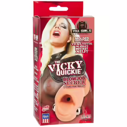 Vicky Quickie прозрачен мастурбатор уста, UR3, 15 см