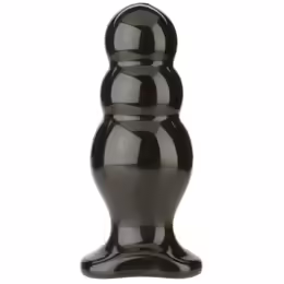 TitanMen Master Tool #4 степенуван анален разширител, черен, 16,5 см