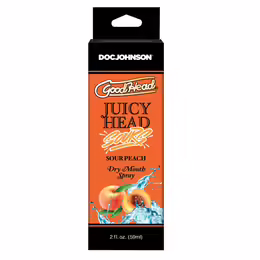 GoodHead Juicy Head хидратиращ спрей за уста с кисела праскова, 60 мл