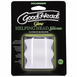 Glow Helping Head силиконов ръкав, светещ в зелено
