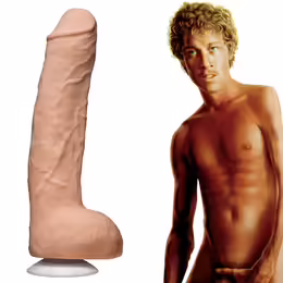 John Holmes дилдо с вендуза, бяло, голямо