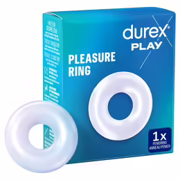 Pleasure Ring силиконов пръстен за пенис, прозрачен, 4,2 см
