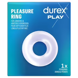 Pleasure Ring силиконов пръстен за пенис, прозрачен, 4,2 см