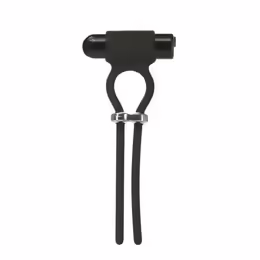 PowerBullet Bolo Adjustable Silicone Intimate Ring Black USB 9 Modes