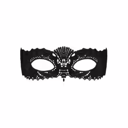 Obsessive A700 Decorative Lace Mask Black Adjustable One Size