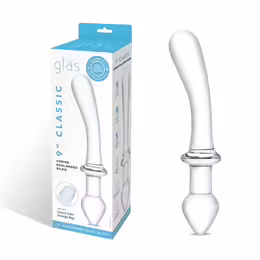 Glas Double-Ended Curved Glass Model 24cm - Dual-Function, Transparent