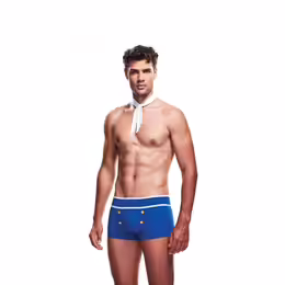 Envy 2-Piece Sailor Salute Costume Set L/XL - Nautical Theme, White & Blue