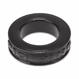 Oxballs Pig-Ring Platinum Silicone Black Intimate Ring 3.5cm
