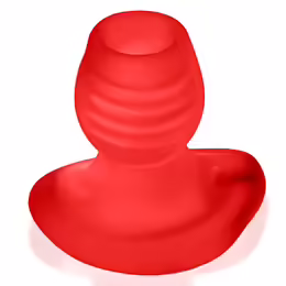 Oxballs Glowhole-2 Hollow Plug Large Red Morph with LED Insert 15.2cm