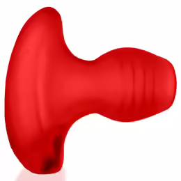 Oxballs Glowhole-2 Hollow Plug Large Red Morph with LED Insert 15.2cm