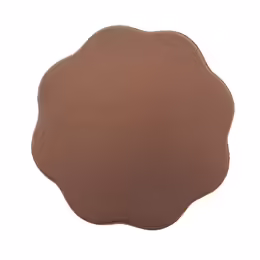 Bye Bra Fabric Nipple Covers Brown One-Size - Reusable & Water Resistant