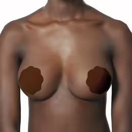 Bye Bra Fabric Nipple Covers Brown One-Size - Reusable & Water Resistant