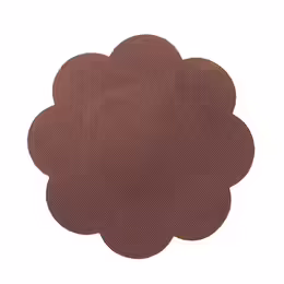 Bye Bra Satin Nipple Covers Brown XL - Invisible Hypoallergenic 8cm