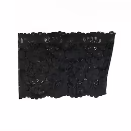 Bye Bra Thigh Bands Lace Black L - Seamless Anti-Friction Comfort