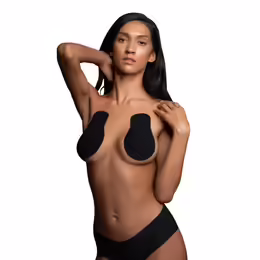 Bye Bra Fabric Pull-Ups XL Black - Seamless Invisible Lifting System