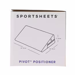 Sportsheets Pivot Positioner Ergonomic Foam Wedge Black 17x6in