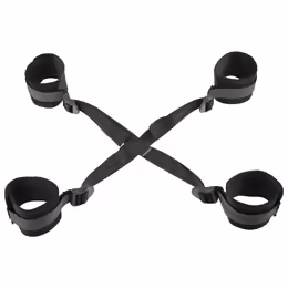 Sportsheets Sex & Mischief Adjustable Hog Tie Restraint System Black