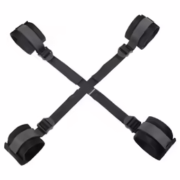 Sportsheets Sex & Mischief Adjustable Hog Tie Restraint System Black