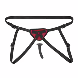 Sportsheets Saffron Silicone Set - Adjustable Harness & Slim Intimate Accessory