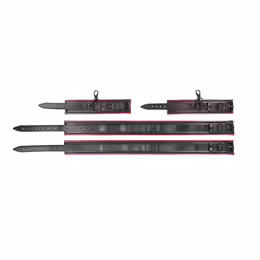 Sportsheets Saffron Thigh & Wrist Restraint Set, Adjustable Faux Leather