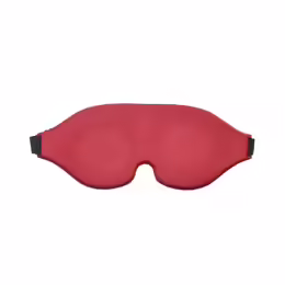 Sportsheets Saffron Blindfold - Adjustable Memory Foam Eye Mask, Black/Red
