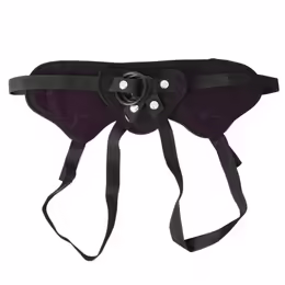 Sportsheets Lush Adjustable Harness with Interchangeable O-Rings, Black
