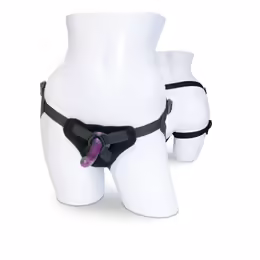 Sportsheets S&M Adjustable Strap-On System with Silicone Element, Black