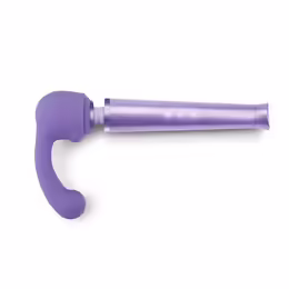 Le Wand Petite Curve Weighted Silicone Attachment, Purple, Compact Size