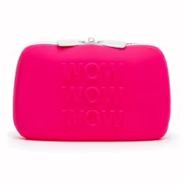 Happy Rabbit WOW Silicone Zip Storage Bag Small Pink 16.5x10.8x2.5cm