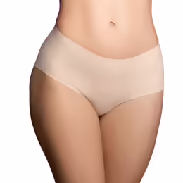 Bye Bra Invisible High Brief XL Double Pack Nude & Black Comfort Fit
