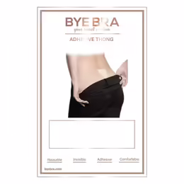 Bye Bra Adhesive Lace Thong Nude | Invisible, Reusable, One Size
