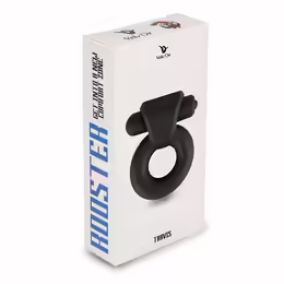 Velv'Or Rooster Travis Silicone Vibrating Ring - Black, Adjustable, Waterproof
