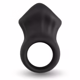 Velv'Or Rooster Ivar Silicone Anatomical Ring - Black, One Size