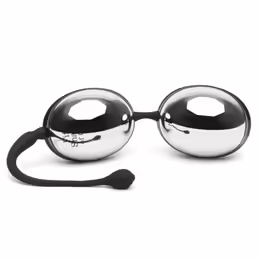 Fifty Shades of Grey Inner Goddess Silver Kegel Ball Set 67g Black/Silver