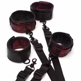 Fifty Shades of Grey Sweet Anticipation Under Mattress Restraint Set, Adjustable