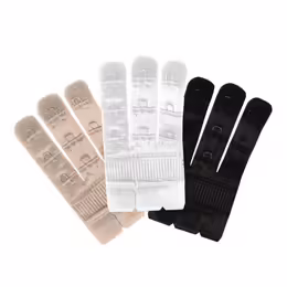 Bye Bra 3-Hook Bra Extenders Set - Adjustable Comfort, 3 Colours