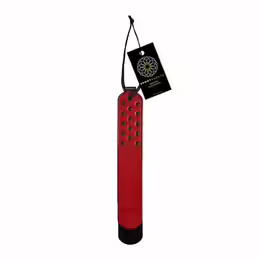 Sportsheets Saffron Layer Paddle Vegan Leather Impact Tool Black