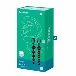 Satisfyer Love Beads Black - Set of 2 Flexible Silicone Bead Models