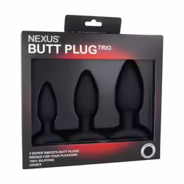 Nexus Trio Silicone Set - Graduated Intimate Plug Kit, 3 Sizes