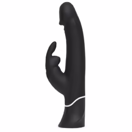 Lovehoney Happy Rabbit Realistic Black Intimate Machine, 15 Modes, USB