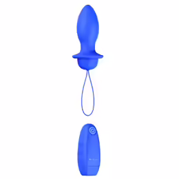B Swish Bfilled Classic Denim - Wireless Remote Intimate Plug, 5 Modes
