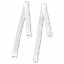 Bye Bra Adjustable Transparent Silicone Bra Straps 10mm Clear