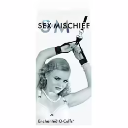 Sportsheets S&M Enchanted O-Cuffs Adjustable Velvet-Feel Wrist Model 25cm