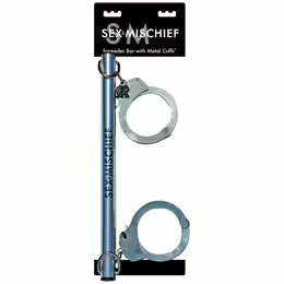 S&M Spreader Bar 66cm with Adjustable Metal Restraint System