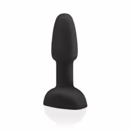 b-Vibe Rimming Petite Black Intimate Rotating Plug 12.5 cm Remote