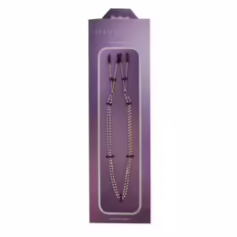 Sportsheets Sincerely Bling Adjustable Nipple Clips 50.8cm Black